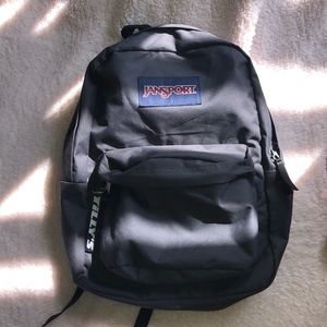 Grey backpack
